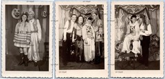3x Colourful Group for Mardi Gras Carnival – 1950s 1960s Fancy Dress Costume – Photo 6x9cm
