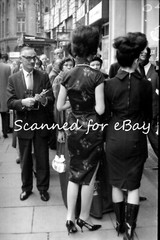 MISS WORLD 1965 ORIENTAL CONTESTANTS ON STREET PHOTO SHOOT – 15 NEGATIVES