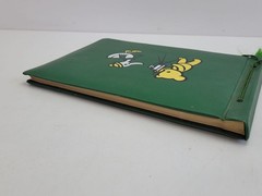 First children photo album duck bear camera motif German Democratic Republic green 23x33cm #260139