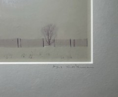 BILL COLEMAN Amish Print # 68 Signed & Numbered 148/300 24″ x 10 1/2″