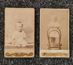 CDV Photo Children, 1908. Child. Girl. Vintage photo of a girl. 2