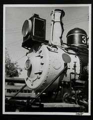 Sierra Railway Locomotive Engine 3 Photograph 8×10 Vtg 1950s Railroad Railway