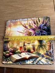 Slate Christian Wall Art Tabletop Trivet Religious Bible Go Eat Drink Wine Decor