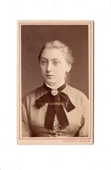 Theodor Prümm CDV photo woman portrait-Berlin 1877