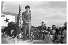 Silver Halide Photo Japanese American Aviator Ben Kuroki At Internment Camp