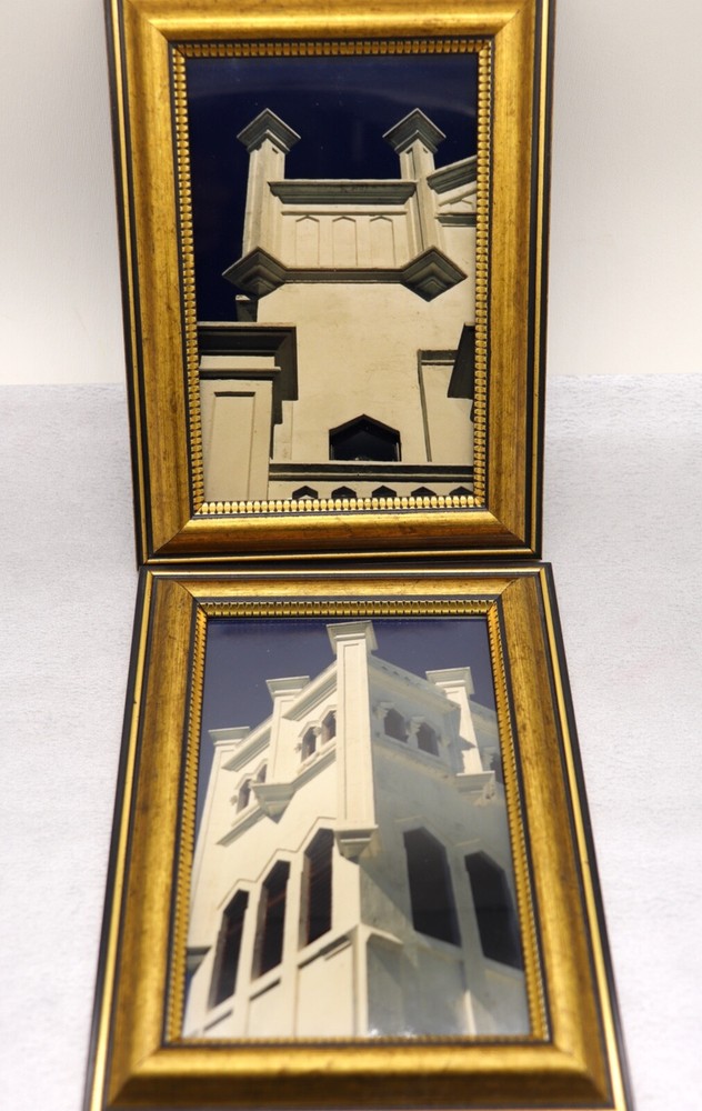 Original CohAn Vintage Art Photographs Architectural Key West Fla Matching Frame