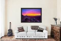 Wichita Mountains Photography Print – Scenic Sunset at Mount Scott Oklahoma