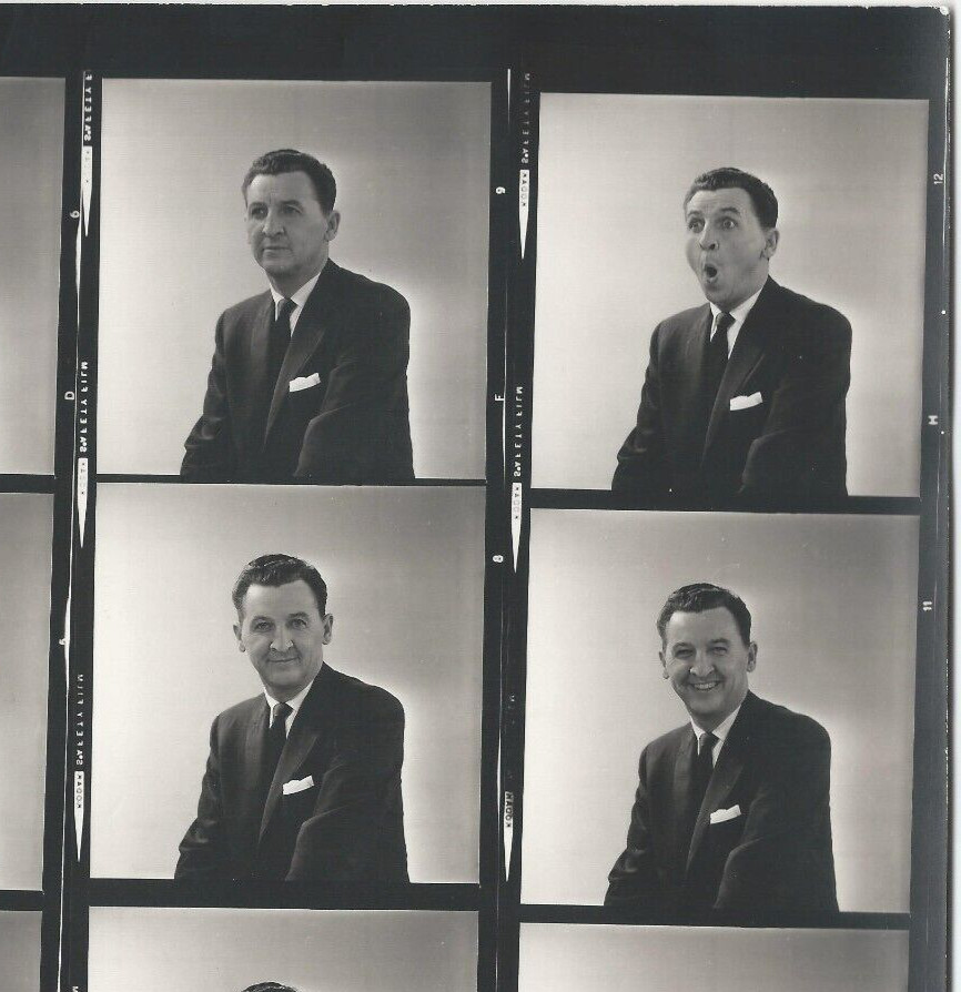 EDDIE BRACKEN Contact Sheet & Negatives ACTOR COMEDIAN Hendrickson R17