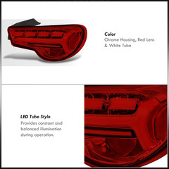 JDM Sequential Signal LED DRL Tail Lights Brake Lamps Stop Assembly Pair Set Com