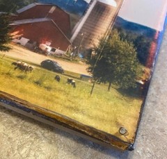 Original Art Photography on Canvas Country Life Country Side Landscapes set of 3