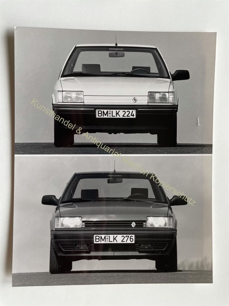 orig. Large press photo sales photo car Renault 21 GTS 21×16.5 cm