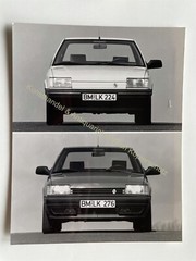 orig. Large press photo sales photo car Renault 21 GTS 21×16.5 cm