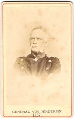 Photograph Gustav Eduard von Hindersin, Prussian general of the infantry