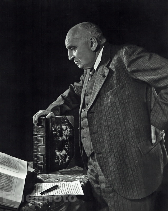 1954 Vintage 16×20 PAUL CLAUDEL Theatre Literature Playwright Photo YOUSUF KARSH