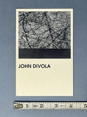John Divola (b. 1949) Art Announcement Card 1989 – Baum Gallery NYC