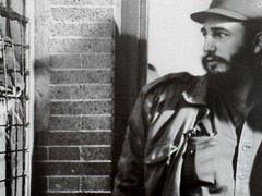 Fidel Castro and the Caged Tiger – Symbolic Moment by Korda Vintage Print