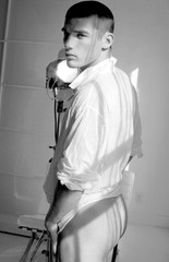 90′ male models photos printed from photographers original negative