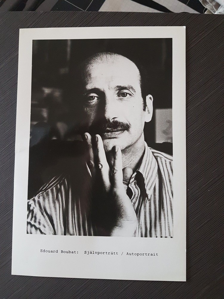 edouard boubat photograph 24×16.5cm self portrait good condition rare gorgeous