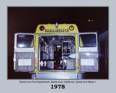 1978 Santa Ana Fire, Medic Van Interior (SAM-1) 8×10 Unframed Photo VFRPBT_0037