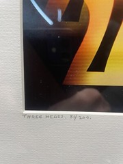 MCM Abstract 1978 VTG Alex Pietersen Signed Numbered Photo 81/200 «Three Heads”