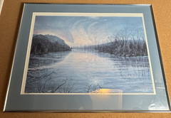 Eli Thomas Native American Wolves Along the Mohawk Lithograph Limited Edition