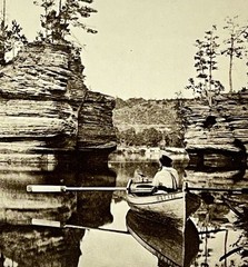 Wisconsin River Dells 1889 Art Print Card Photo Hamilton Bennett Fotofolio 4”x6”