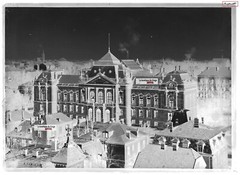 Old Black And White Photo Glass Plate Negative 13X18 Cm Colmar Court Of Appeal
