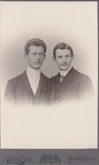 CDV – 2 Men – Frankfurt Main 1902
