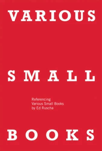 VARIOUS SMALL BOOKS by Ed Ruscha (New in shrinkwrap)