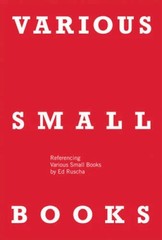 VARIOUS SMALL BOOKS by Ed Ruscha (New in shrinkwrap)