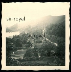 Osterode am Harz 1957 – View into the Söse Valley – 1950s – Photo 6x6cm