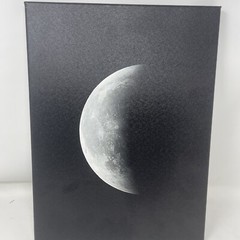 Set of 4 Custom Phases of the Moon Photographs on Canvas Wieco Art
