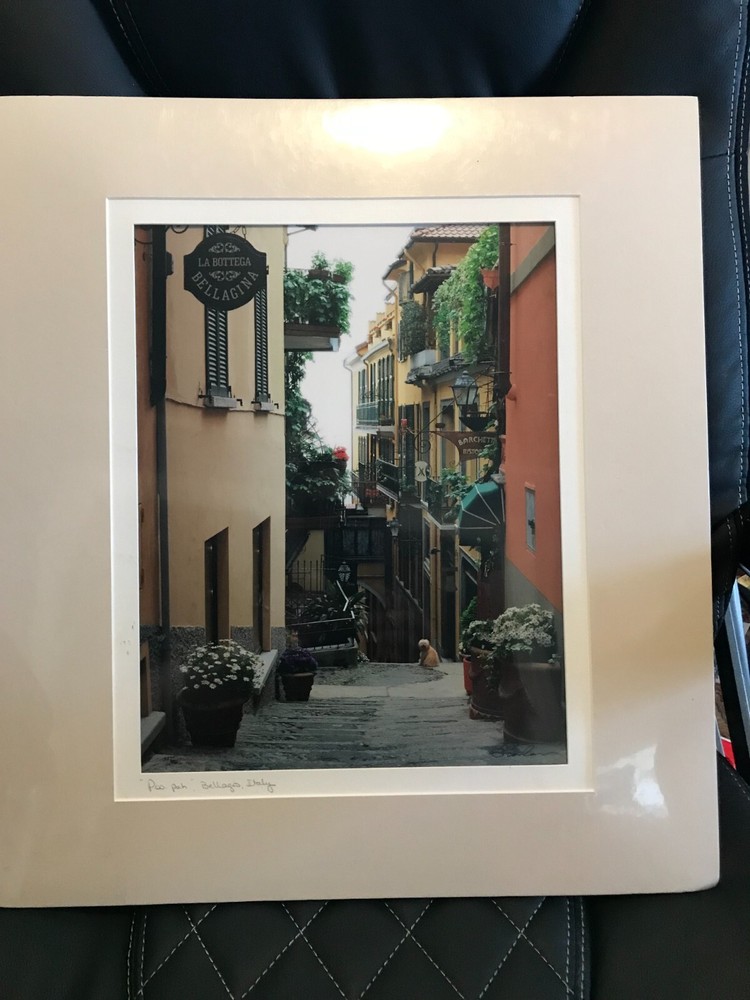 Poo Pah Bellagio Italy John Scanlan Limited Edition Print COA