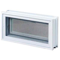 Screen Windows Ventilation Hopper Vent Glass Block Windows Removable Screen NEW
