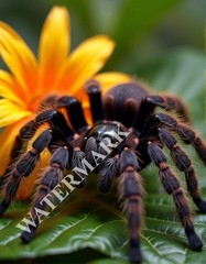 4 Digital Images Tropical Spider Realistic Picture Wallpaper Desktop Art B65