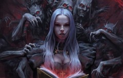 Digital Picture Photo Image Wallpaper Background Demon Girl AI ART Fantasy