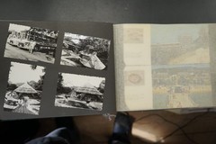 Photo album GDR travel pictures Bulgaria swimwear ticket drawing woman man view