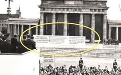 21x16cm org archive photo 1963 President John F. Kennedy in Berlin photo