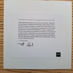 THOMAS HOEPKER – SIGNED PHOTO – MAGNUM SQUARE PRINT