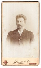 Photograph A. Jandorf & Co., Berlin, Belle-Alliance-Str. 1, portrait gentleman