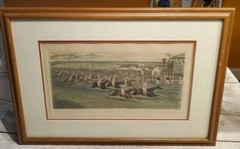 Antique H. Alkin «The Derby» (Tatten Corner) C Hunt Engraving