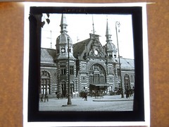 13 pieces historical photograph positive glass plate 8.5×8.5 cm Münster around 1915