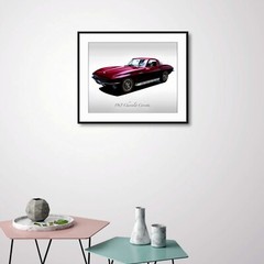 Classic Cars – 1965 Chevrolet Corvette in Milano Maroon – Muscle Car