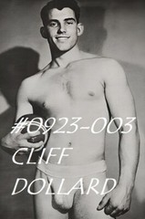 VINTAGE MALE PORTRAIT #0923-003 – CLIFF DOLLARD 1963 – free shipping in usa