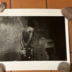 Fine Art Photograph Silver Gelatin Print Janine Gordon Signed 20×24″ B/W Gangs