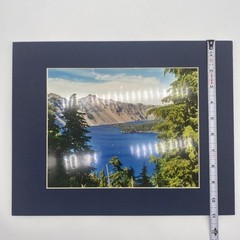 Matted Lake Mountains Landscape Photo Print 11 X 14 Wall Art Gallery Decor