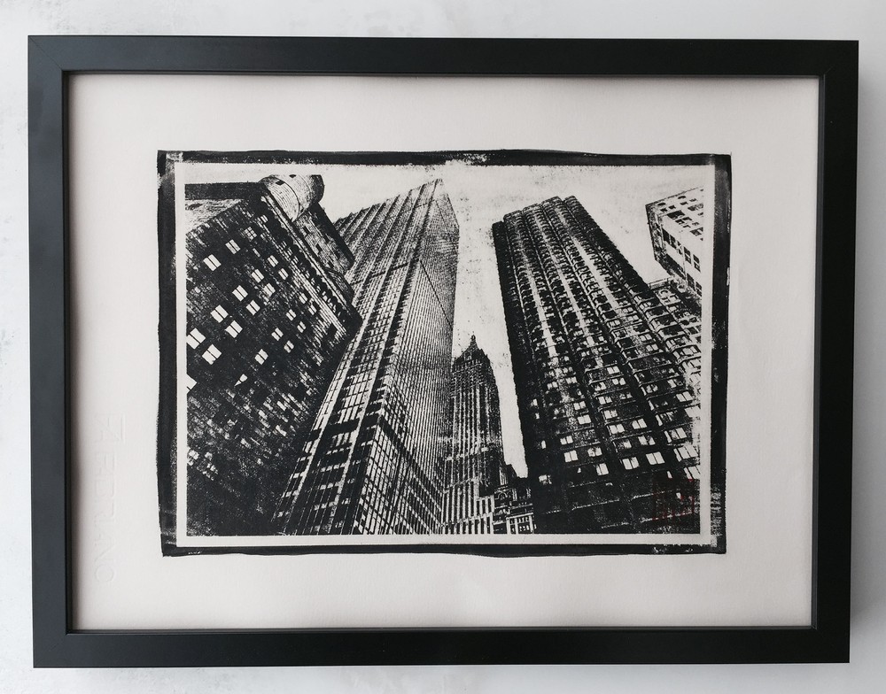 New York skyscrapers – Gum Dichromat Print