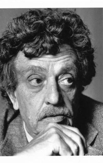 Kurt Vonnegut, postcard, postcard, carte postale