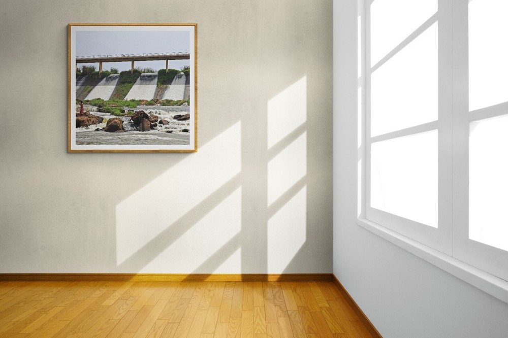 Dam African Fishing Print