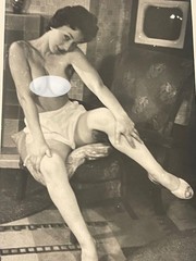 Original Curiosa Pin Up Print 1950s Portrait Nude Woman Female France Eros